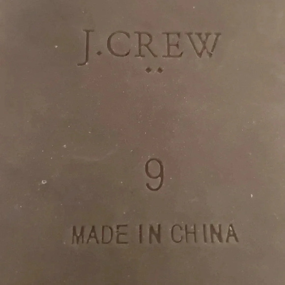 J. Crew Beachside Sandals Slides Gold Size 9 Metallic Womens Shoes Open Toe Flap - Picture 13 of 13